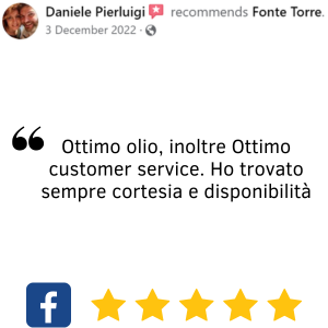 Recensione Olio Fonte Torre, Facebook
