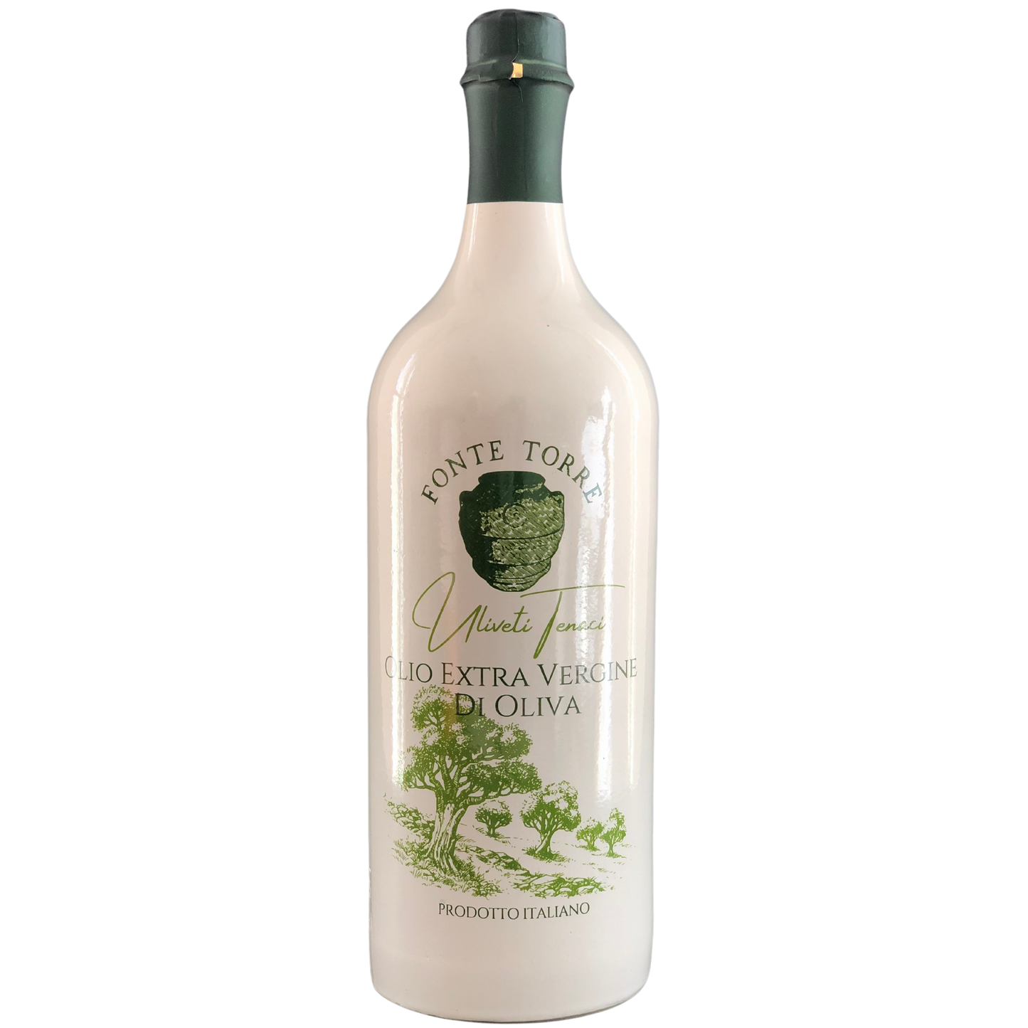 Olio Extravergine di Oliva Umbro Fonte Torre, Orcio in Ceramica 750 ml